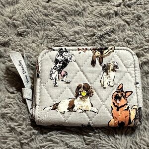 Vera Bradley Quilted Wallet with Dog Pattern